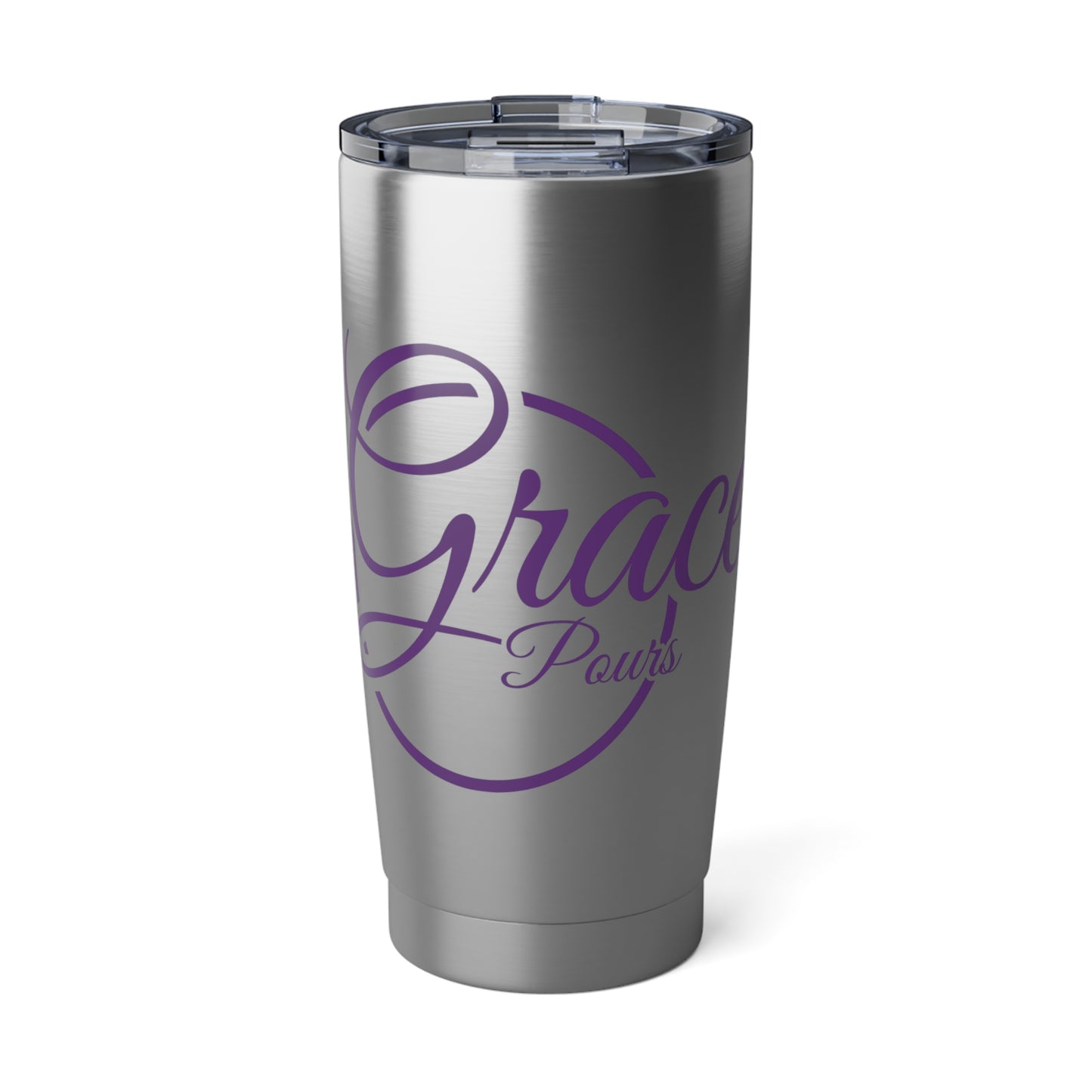 GracePours Silver Tumbler