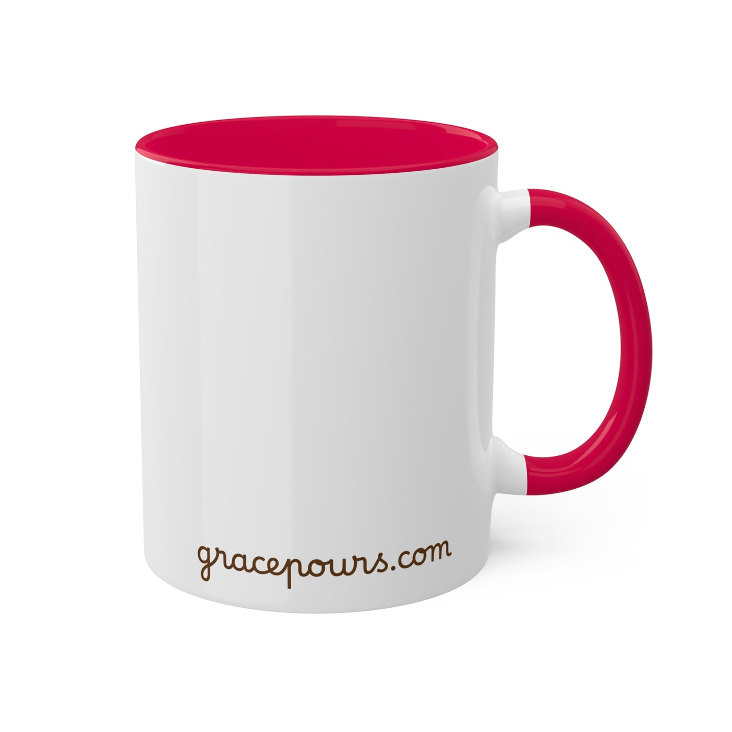 "Coffee O'Clock" Colorful Mugs, 11oz