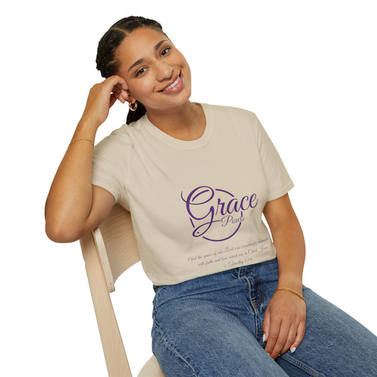 "Graces Pours"=Unisex Softstyle T-Shirt