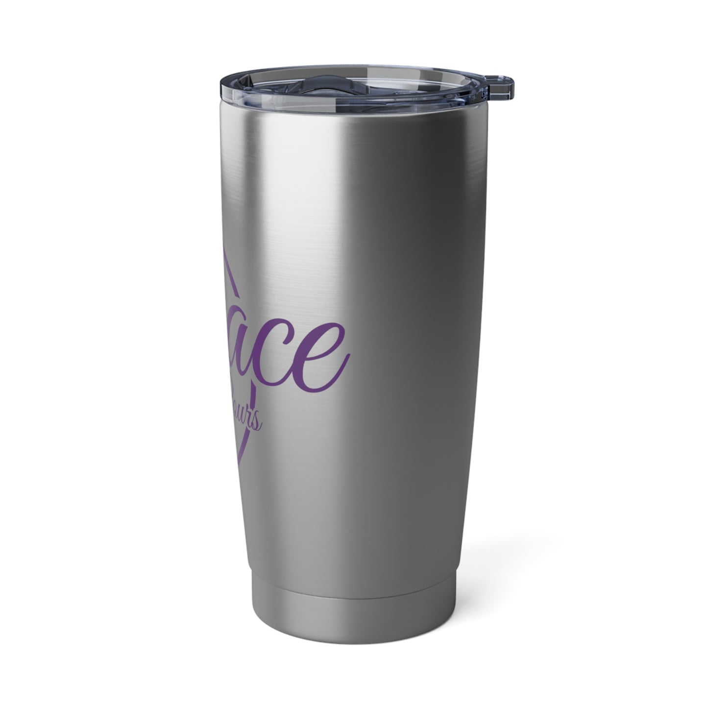 GracePours Silver Tumbler