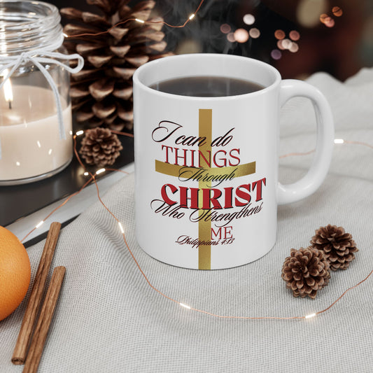 Philippians 4:13 Mug