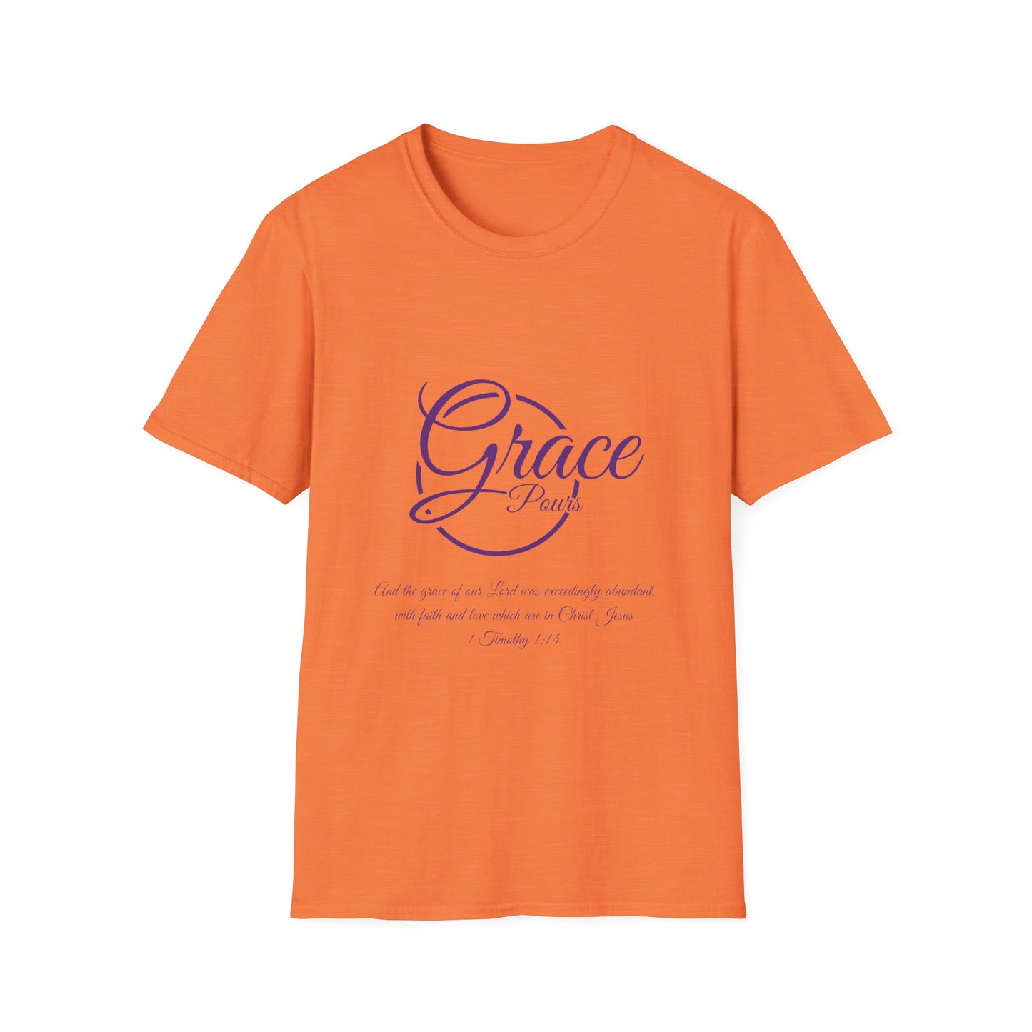 "Graces Pours"=Unisex Softstyle T-Shirt