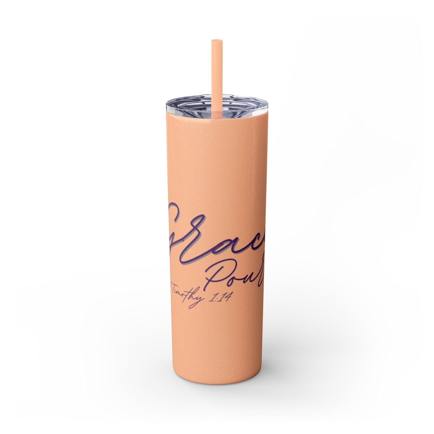 Skinny Tumbler with Straw, 20oz