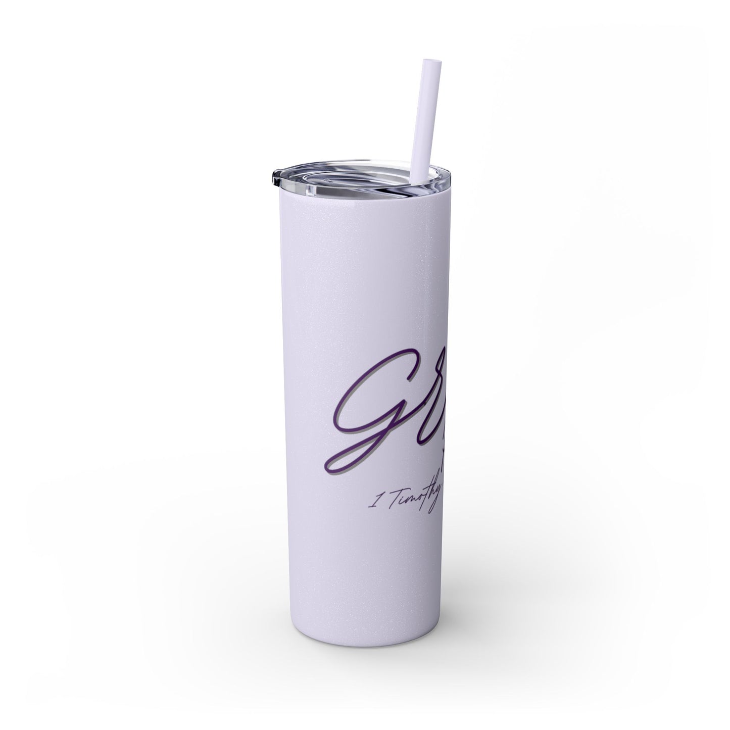 Skinny Tumbler with Straw, 20oz